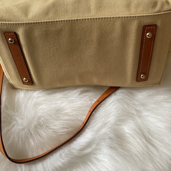 Dooney & Bourke Canvas & Leather Satchel - Picture 6 of 12